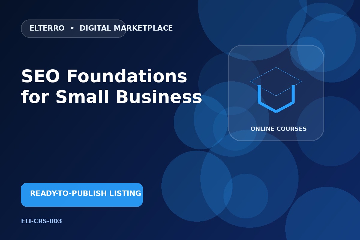 SEO Foundations for Small Business