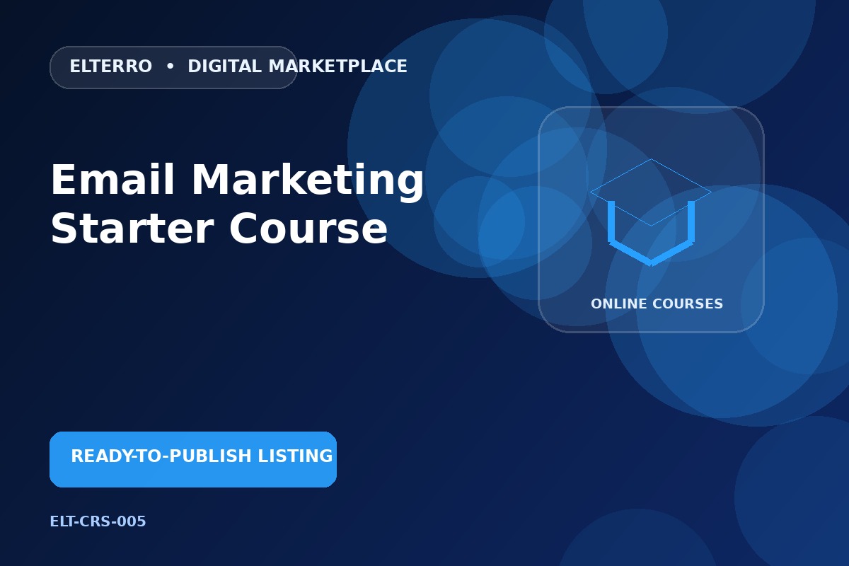 Email Marketing Starter Course