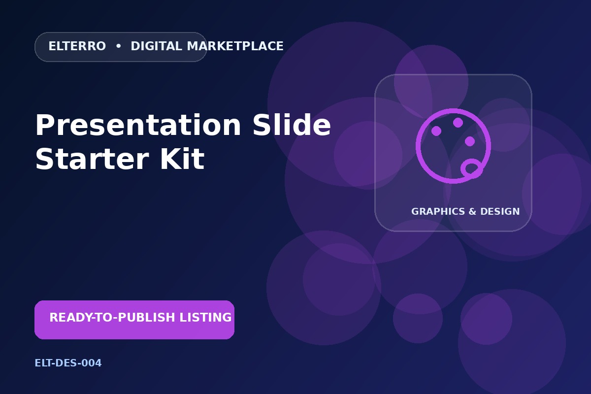 Presentation Slide Starter Kit