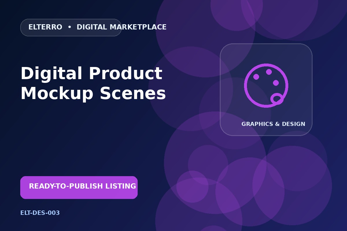 Digital Product Mockup Scenes