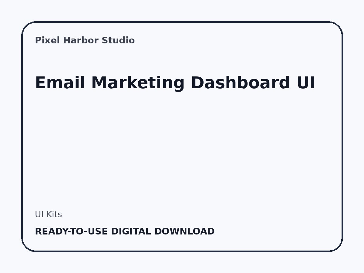 Email Marketing Dashboard UI