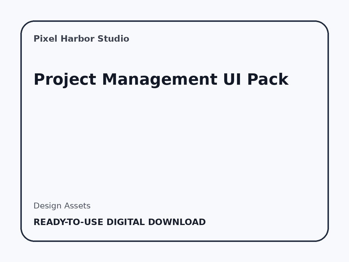 Project Management UI Pack