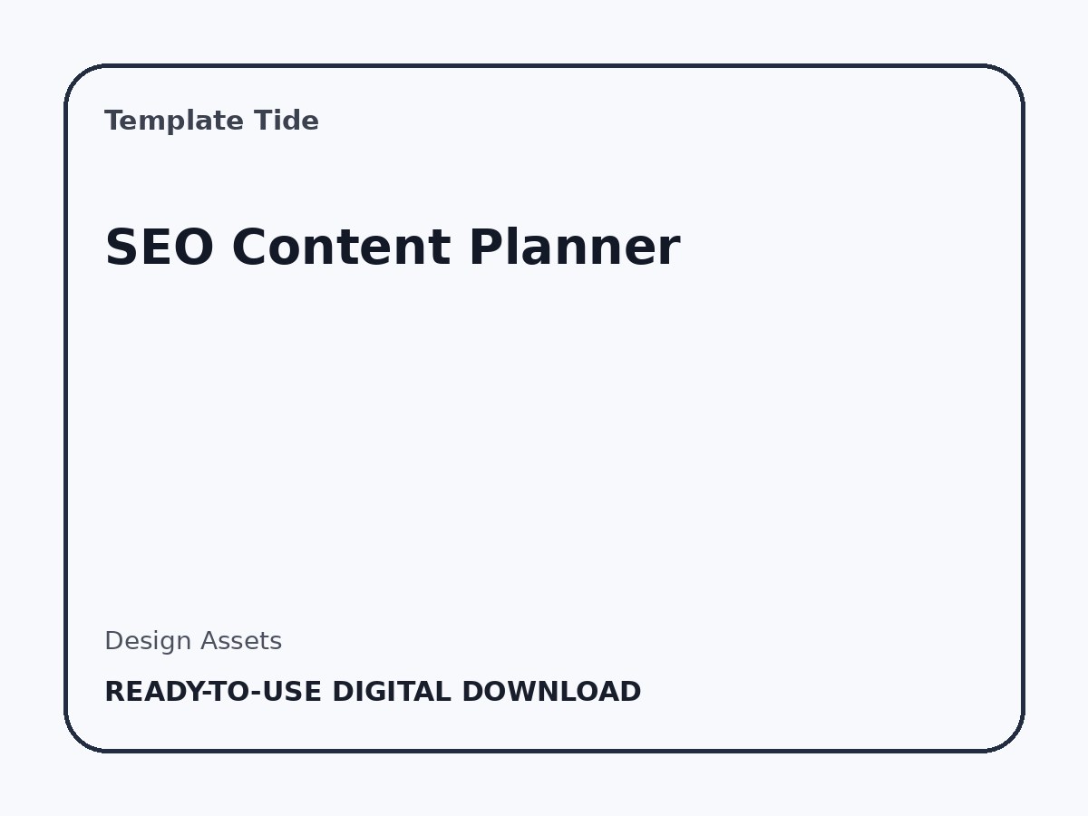 SEO Content Planner